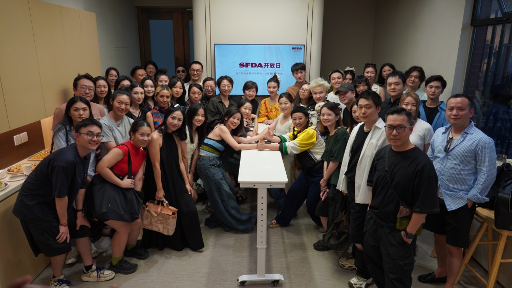 The relaunch ceremony of the Shanghai Fashion Designer Association. Guests include Tasha Liu, founder of Labelhood,  Ying Zhang, founder of Xcommons and Not Showroom, Jeff Ma, head of marketing at Woolmark Greater China, Shaway Yeh, founder of Yehyehyeh, Chinese designers Uma Wang, Chen Peng, Angel Chen, Xuzhi Chen, Haizhen Wang, and more.