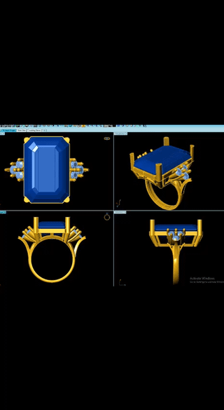 我在CAD和戒指领域的第一个项目
