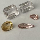 对于销售刻面丹伯石、黄水晶和托帕石有什么建议吗？