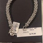 我第一次在拉各斯购买是在一年前，第四次是从 David Yurman 购买 18k 金/银！