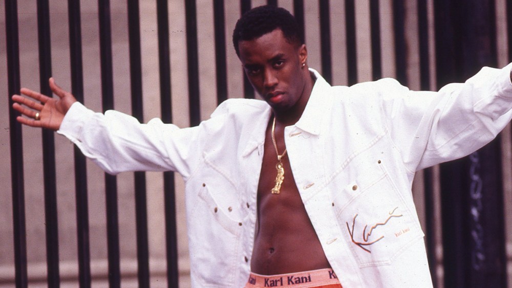 Sean Combs in Karl Kani.
