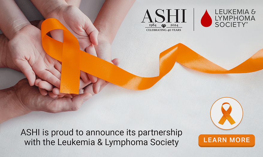 ASHI is Proud to Announce Their Partnership with the Leukemia & Lymphoma Society