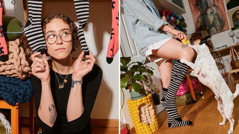 Ella Emhoff, Doublesoul, socks, fashion collaboration