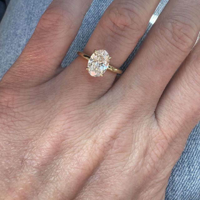 又是无法停止盯着我的戒指的一天。