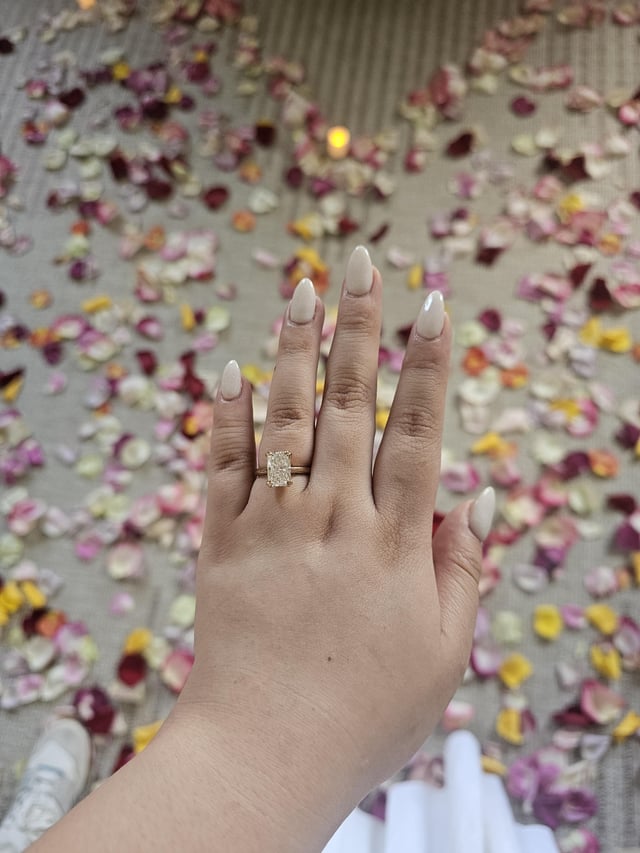 你给了我梦想中的戒指