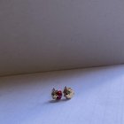 金耳环上的镀层消失了？