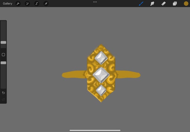 我正在寻找一枚与这幅画类似的戒指