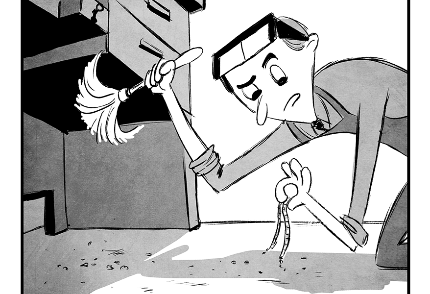 卡通：珠宝商的寻宝总是会增加意外的事情