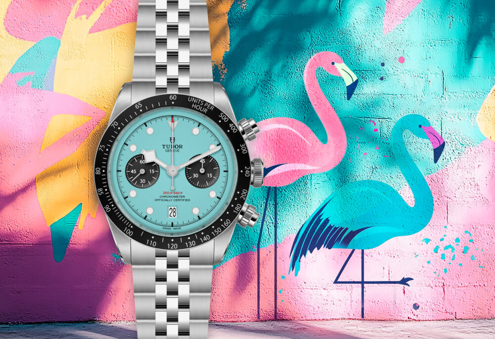 Tudor NP25 Blackbay Chrono Flamingoblue生活方式LR