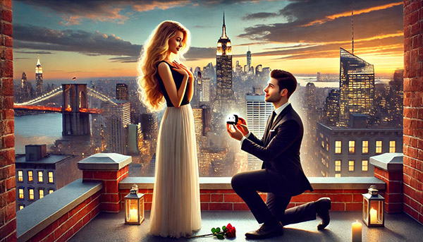 新调查：这些是浪漫提案的最佳评分的美国城市