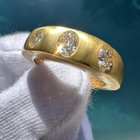 旧罗马戒指带旧钻石（椭圆形！）