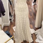 带有婚纱的项链没有胸罩