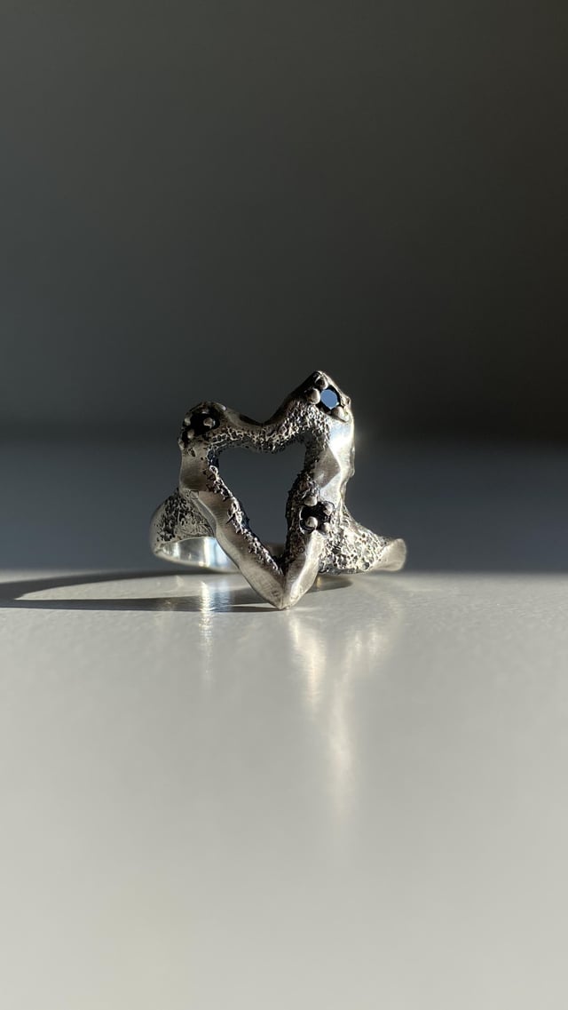 我刚刚完成了这个新戒指！