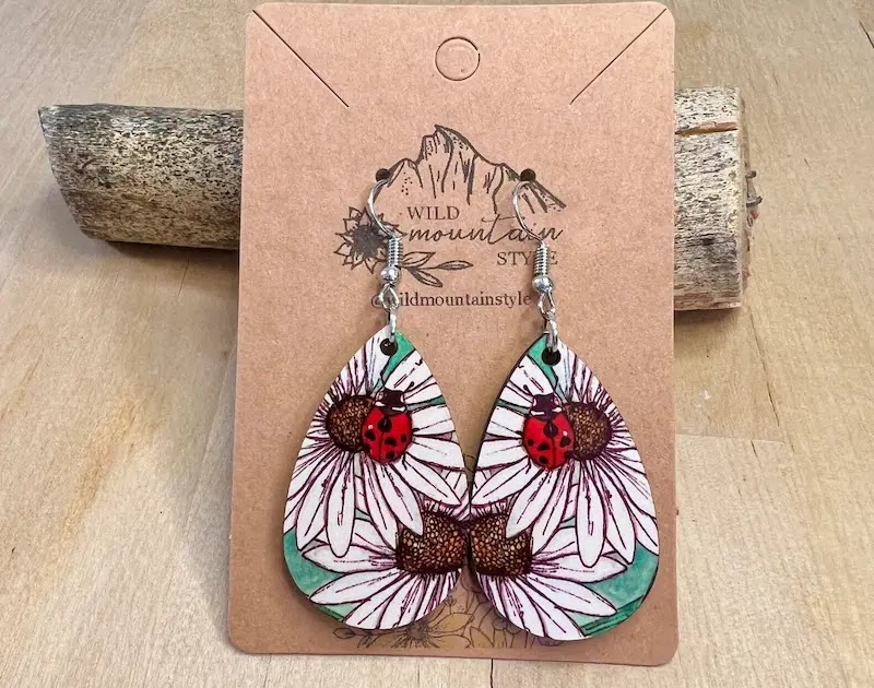 美丽的水艺术珠宝和Wildmountainstyle的装饰