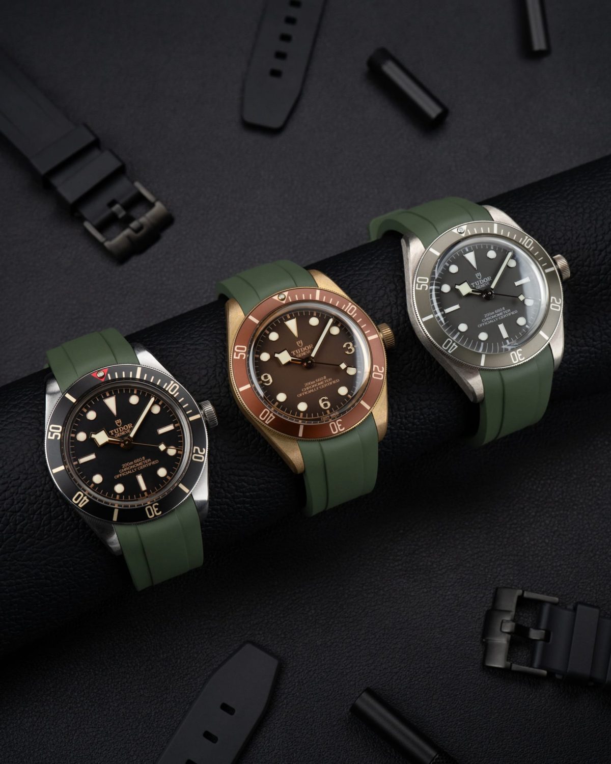 用FKM Wristbuddys橡胶手镯改善BB58 Tudor