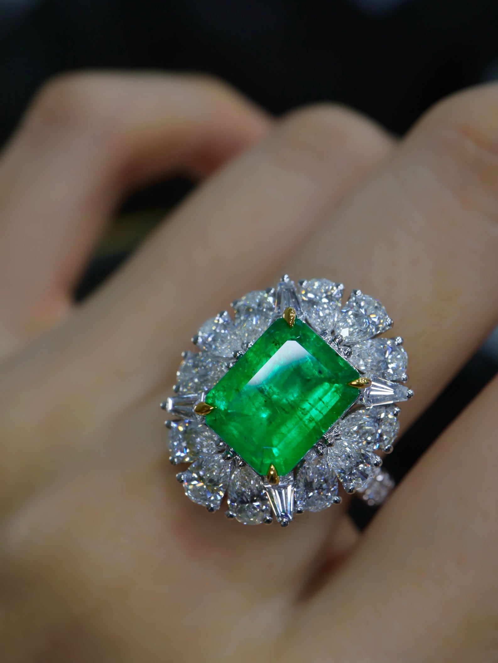 Afghan Panjshir Emerald Ring - Premium Quality Jewelry - 图片 4