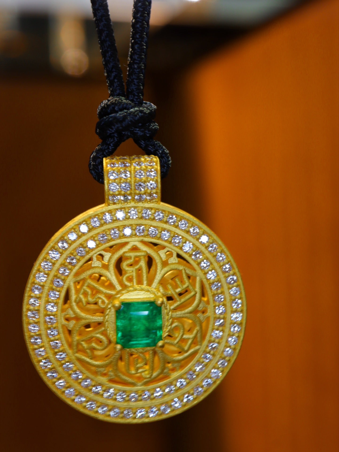 24k Gold Emerald Pendant - High-Quality Panjshir Emerald Jewelry - 图片 4