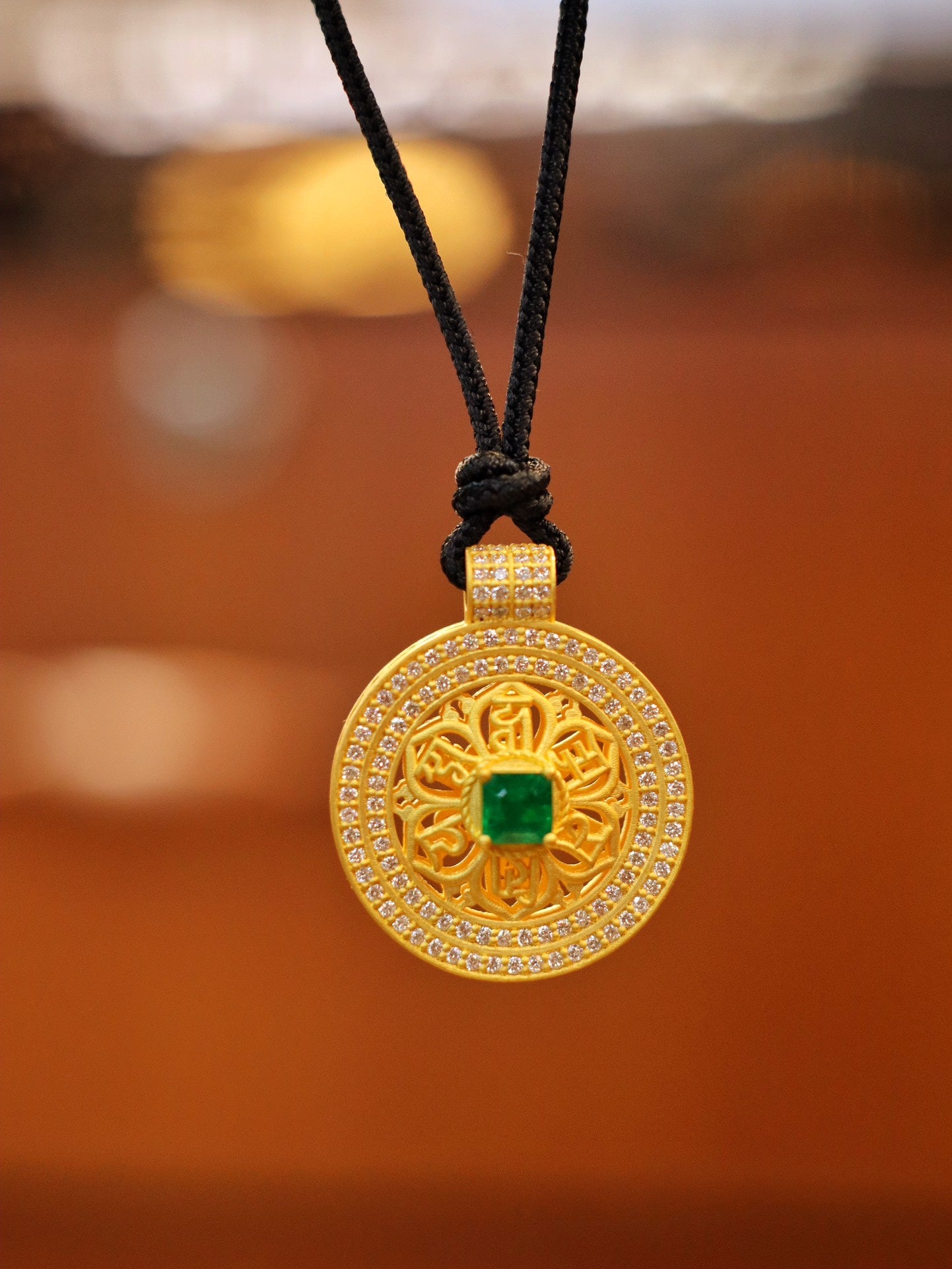 24k Gold Emerald Pendant - High-Quality Panjshir Emerald Jewelry - 图片 6