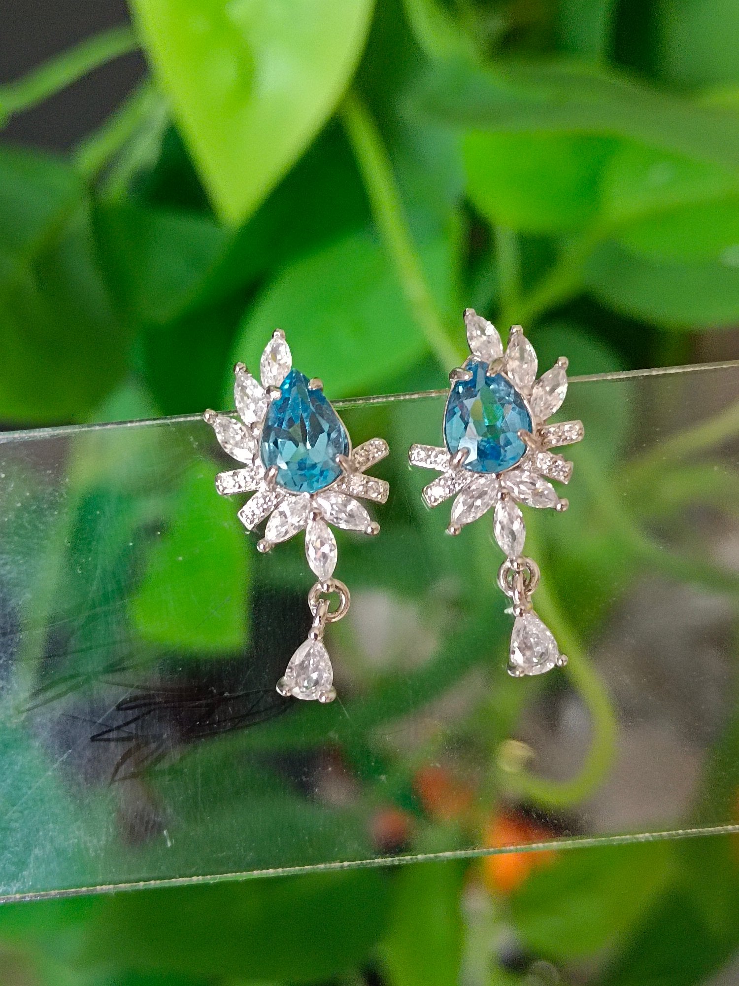 Dazzling London Blue Topaz Earrings - Exquisite Jewelry for Elegant You - 图片 6