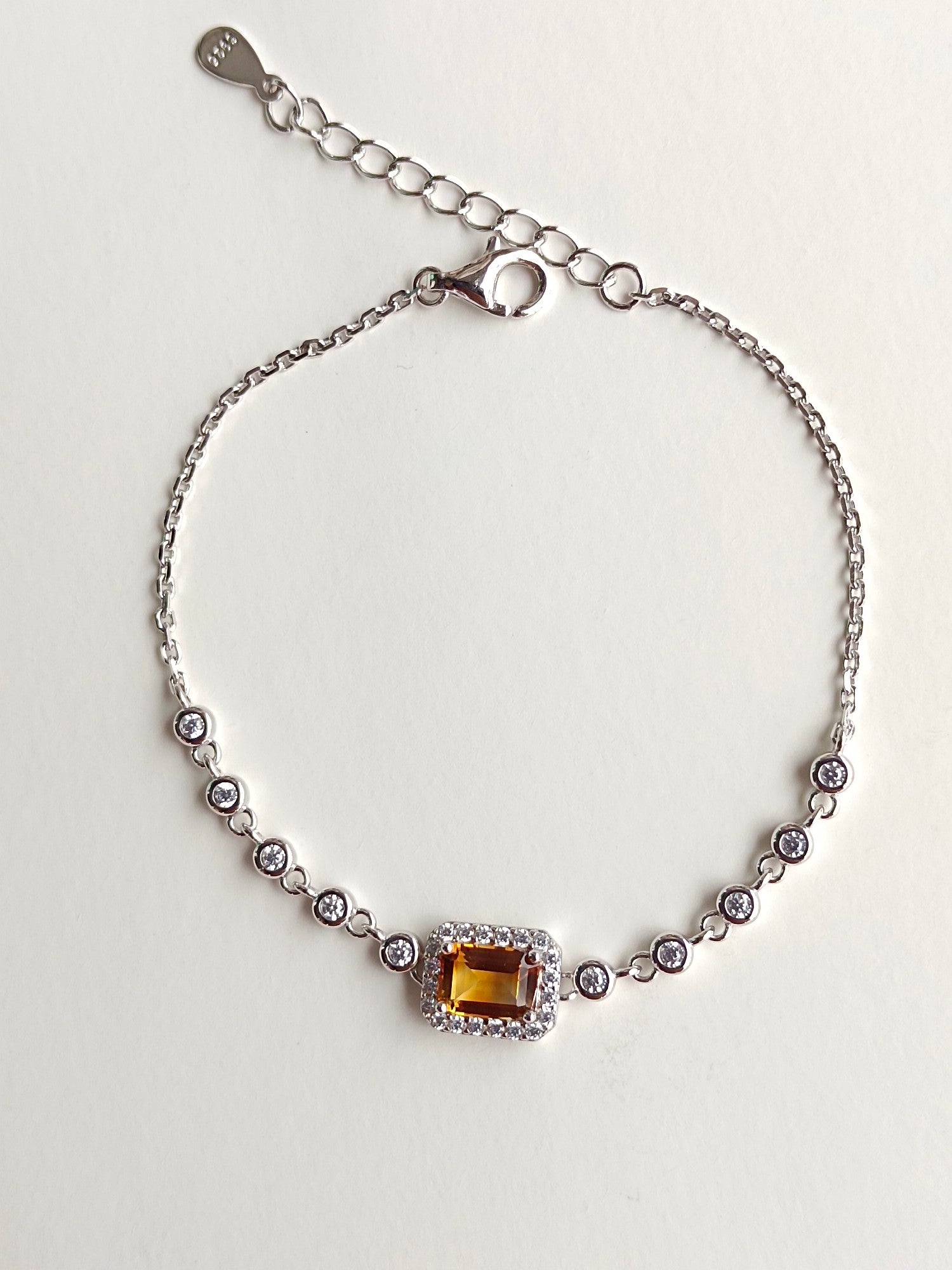 Dazzling Natural Violent Yellow Citrine Bracelet - Premium Jewelry - 图片 8