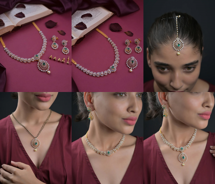 8-in-1 Diamond Look Alike Necklace From 'Bcos Its Silver'