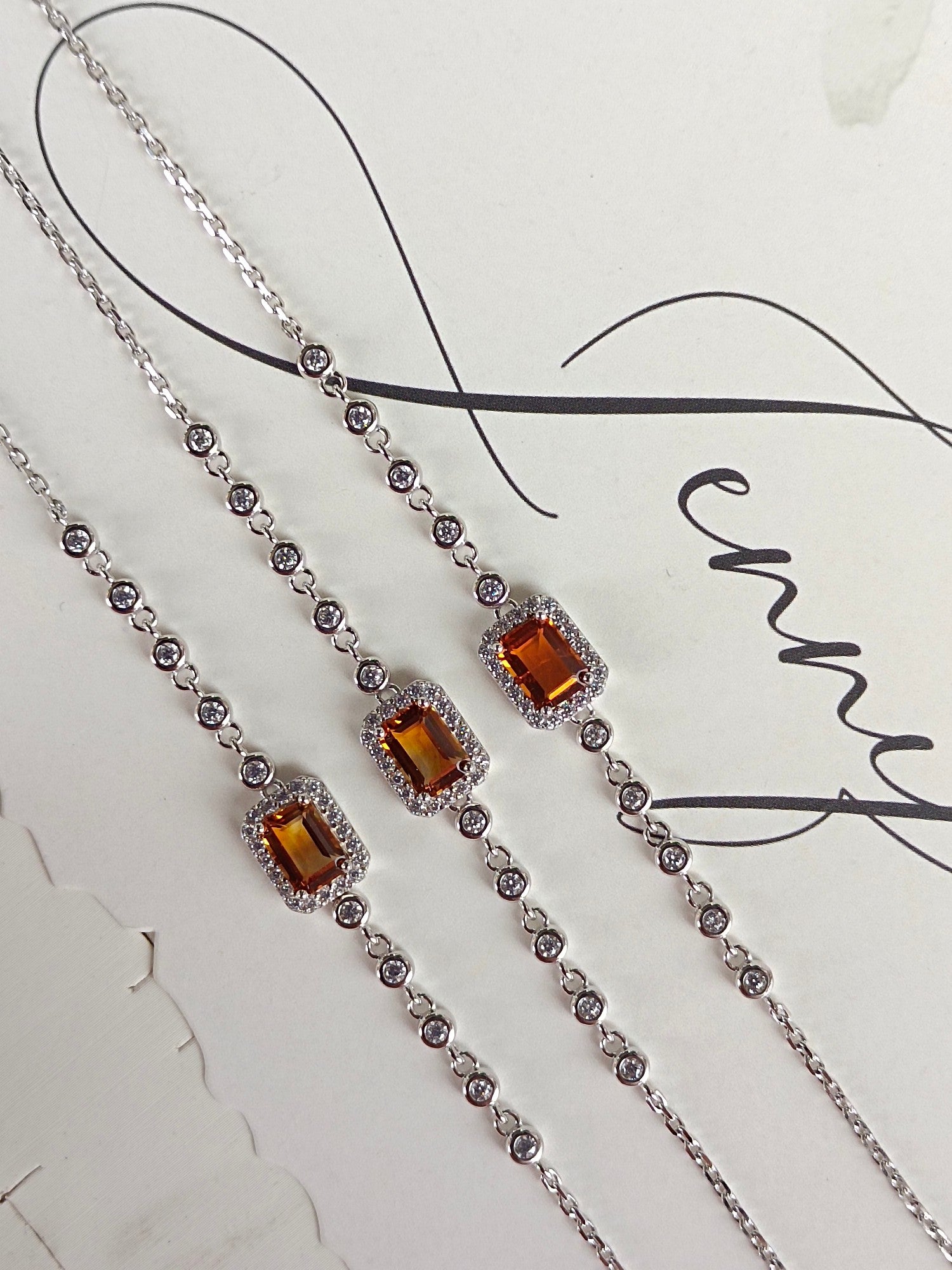 Dazzling Natural Violent Yellow Citrine Bracelet - Premium Jewelry - 图片 9