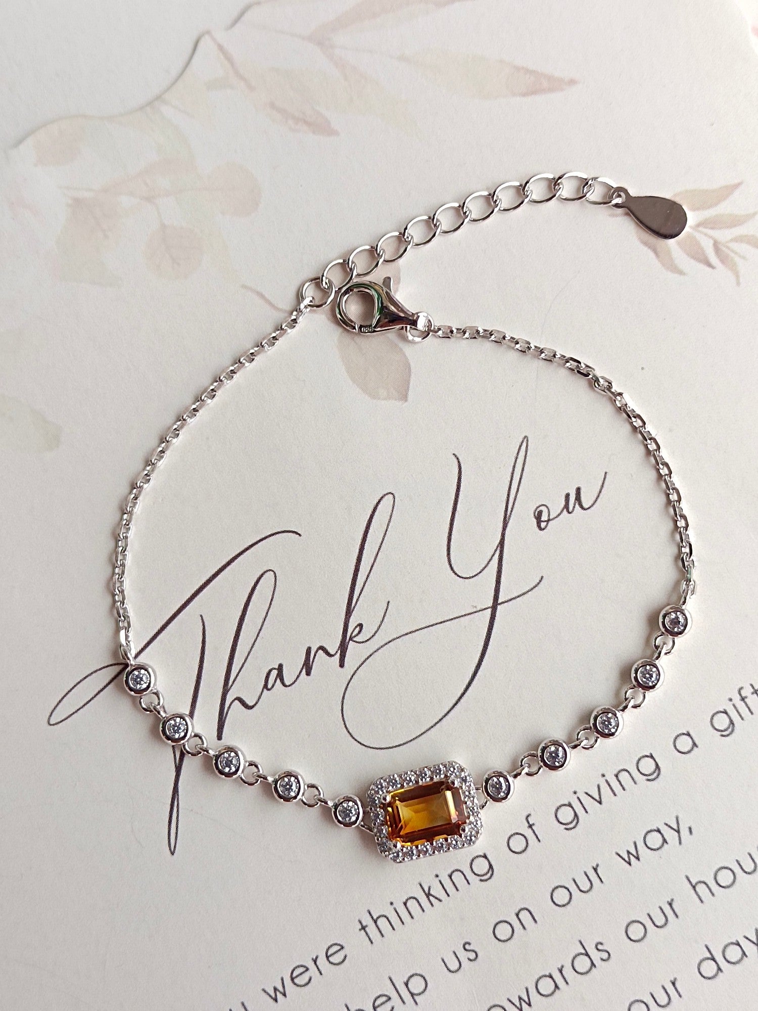 Dazzling Natural Violent Yellow Citrine Bracelet - Premium Jewelry - 图片 10