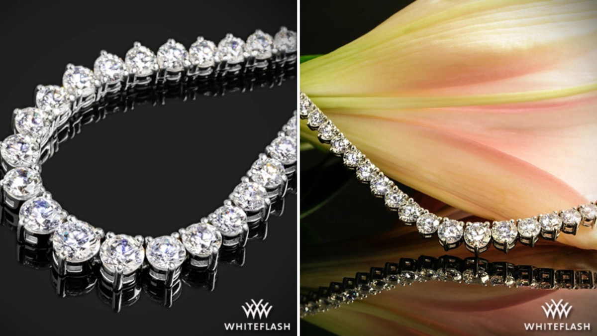 购买天然钻石项链：方法，质量和价值的证据