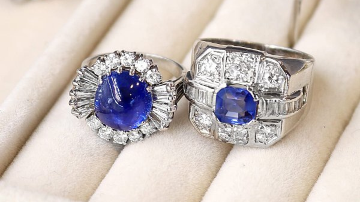 sapphire and diamond rings
