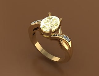 18克拉黄金女士