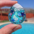 泥，树脂，发光。它会变成项链