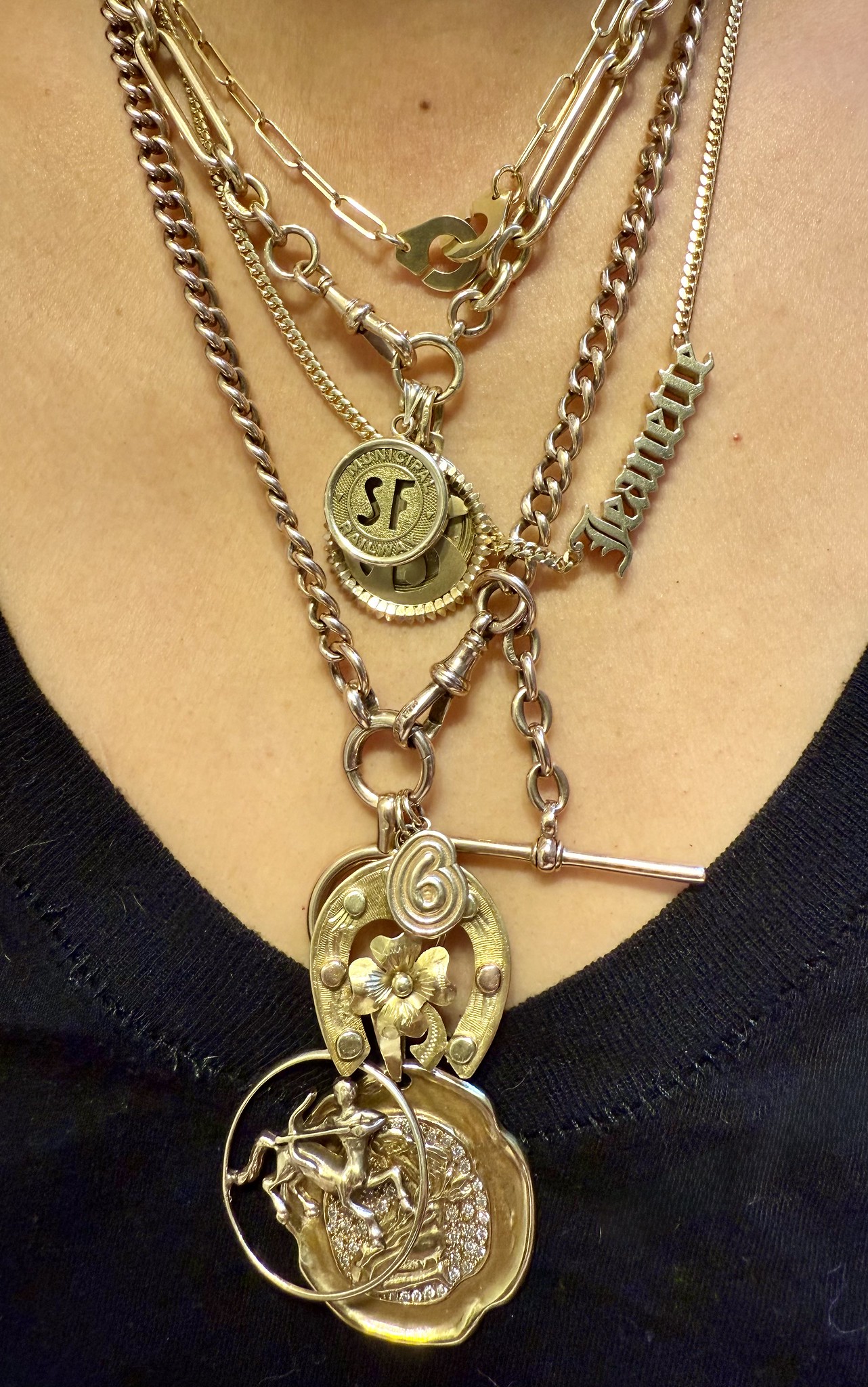 Jeanette love some bling