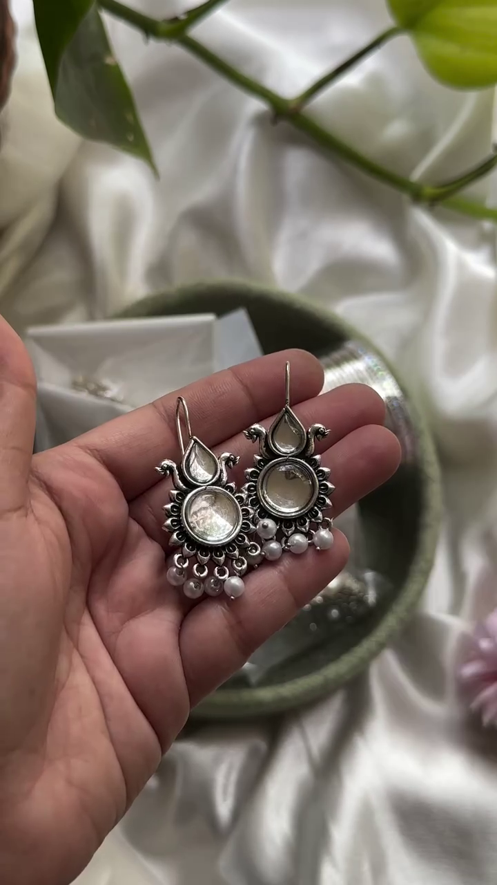 German Silver Earrings Collections From 'Silver Dust Handmade Jewelry'