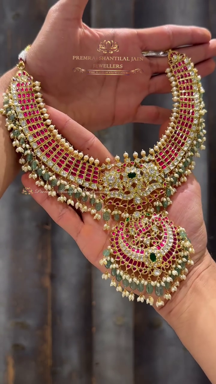 3 in 1 Ruby Necklace From 'Athiva Gold and Diamond Jewellery'