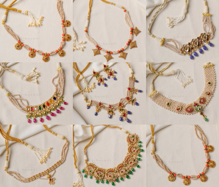 Gold Plated Pearl Necklace From 'Chaandi Shop'