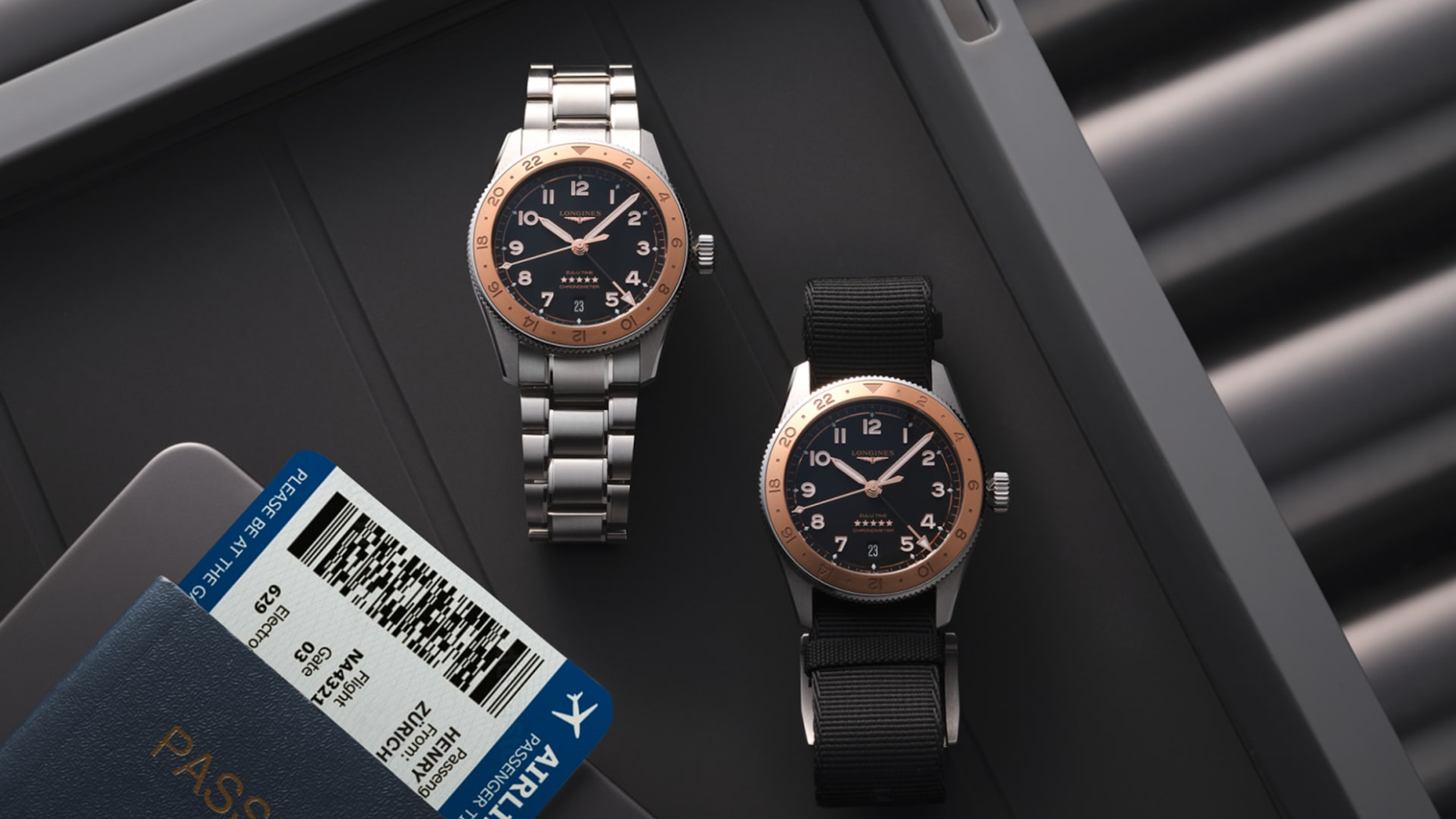 全新的纵向精神Zulu Time GMT手表