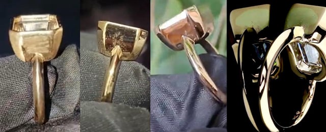 Poppers，钻孔，划痕，不同的彩色焊接？珠宝商假装他们看不到任何东西。