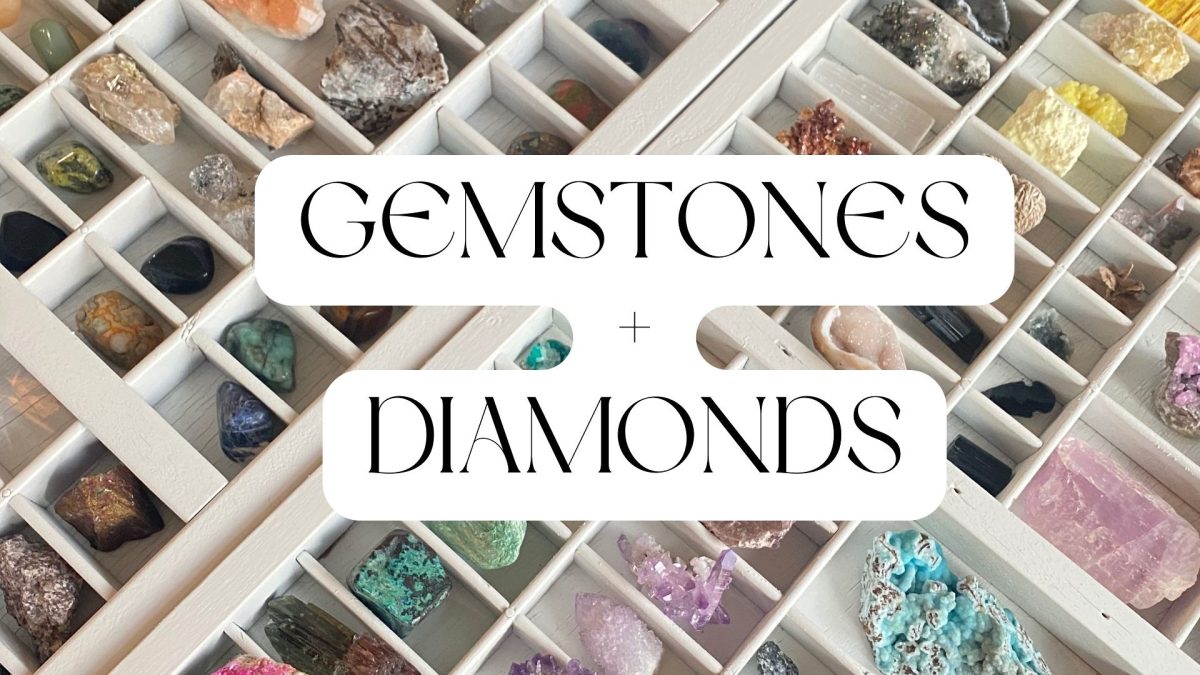 gemstone and diamonds