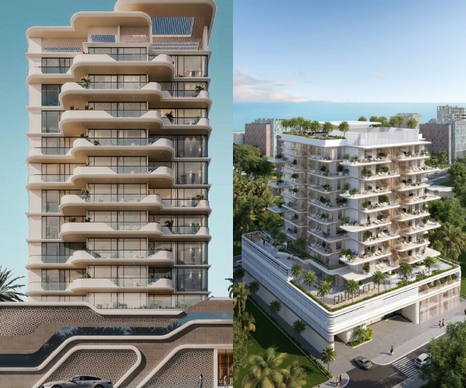 她的住所在迪拜群岛首次亮相，有一个4.5亿AED项目