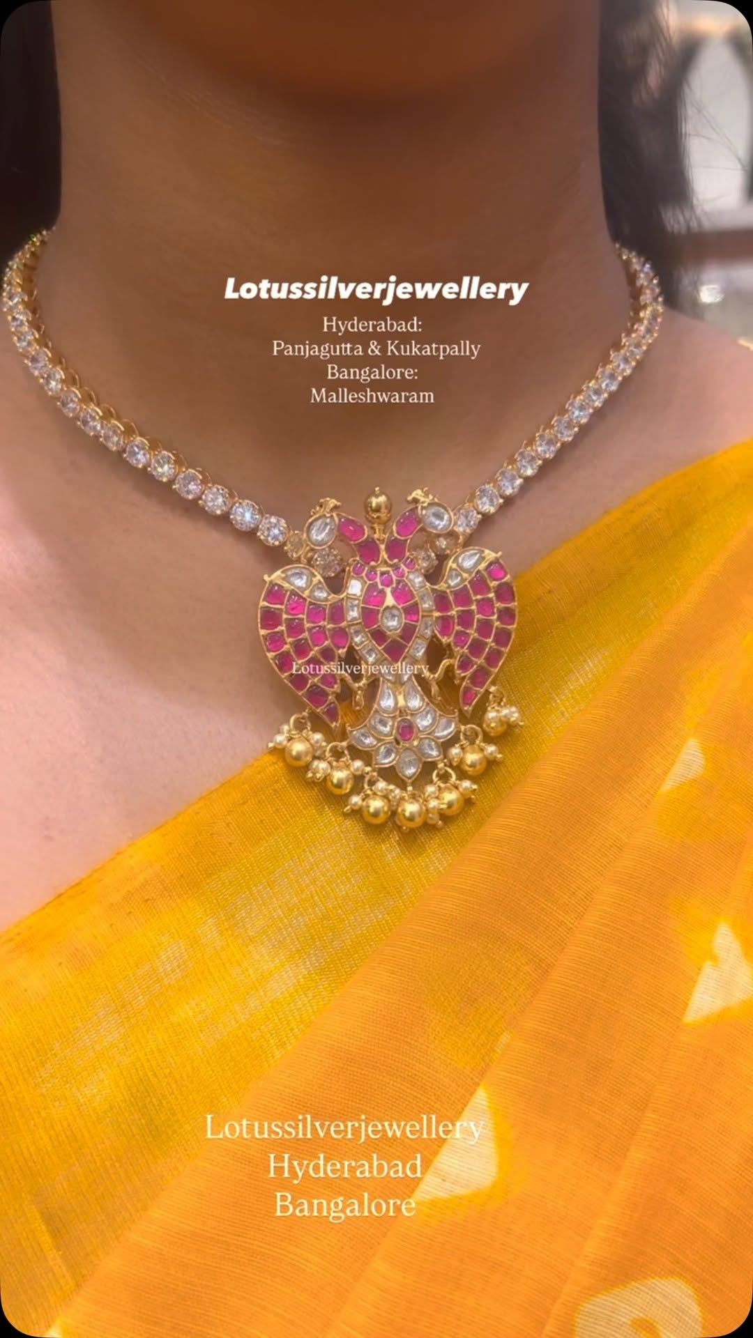 Multilayer Green and Gold Beads Necklace From 'Rachamalla Jewellers'