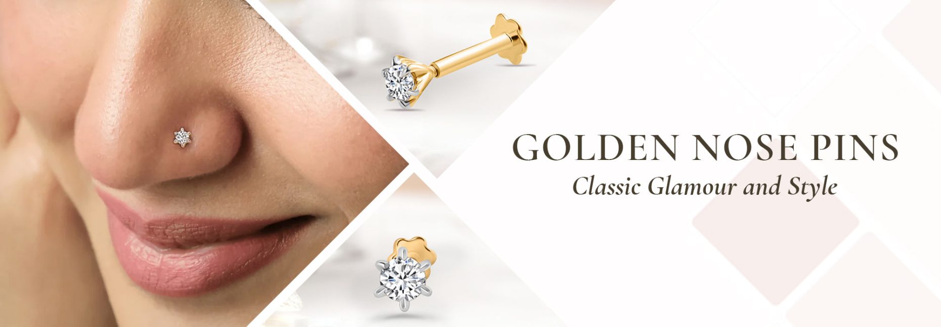 Golden Nose Pins: Classic Glamour and Style