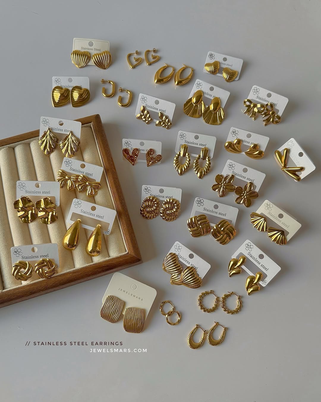 来自“ Smars Jewel”的伪造耳环•印度南部珠宝