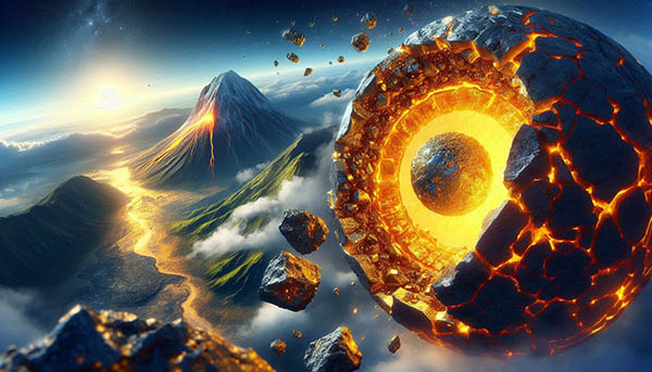 研究人员说，地球中心的珍贵金属在表面上“逃离”