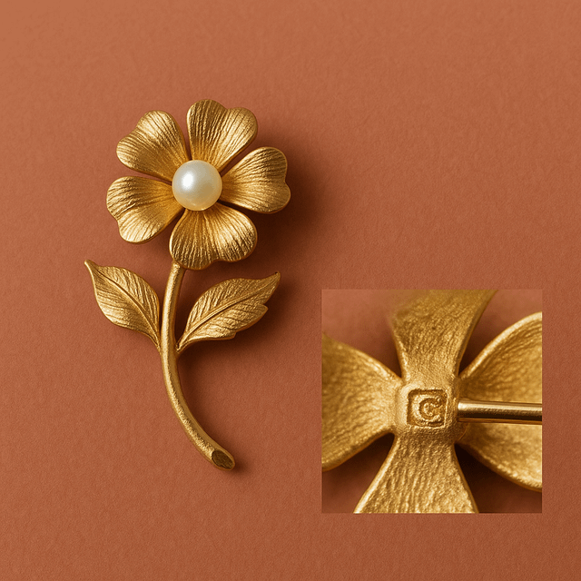 需要帮助来确定祖母的复古别针的特征