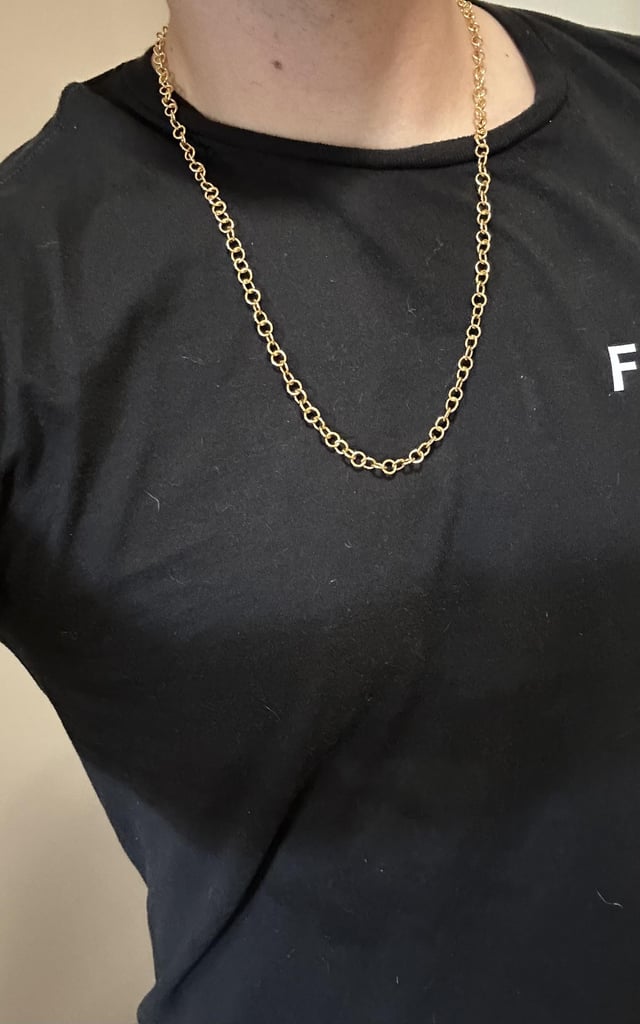 我制作的纯24k金链