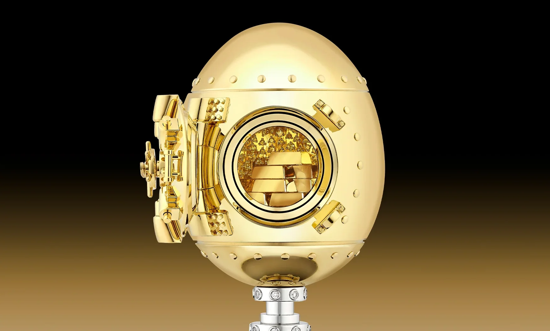Fabergé unveils limited edition 007 Goldfinger egg objet