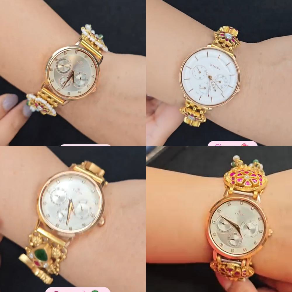 Gold Plated Threaded Choker Sets From 'House of Taamara'