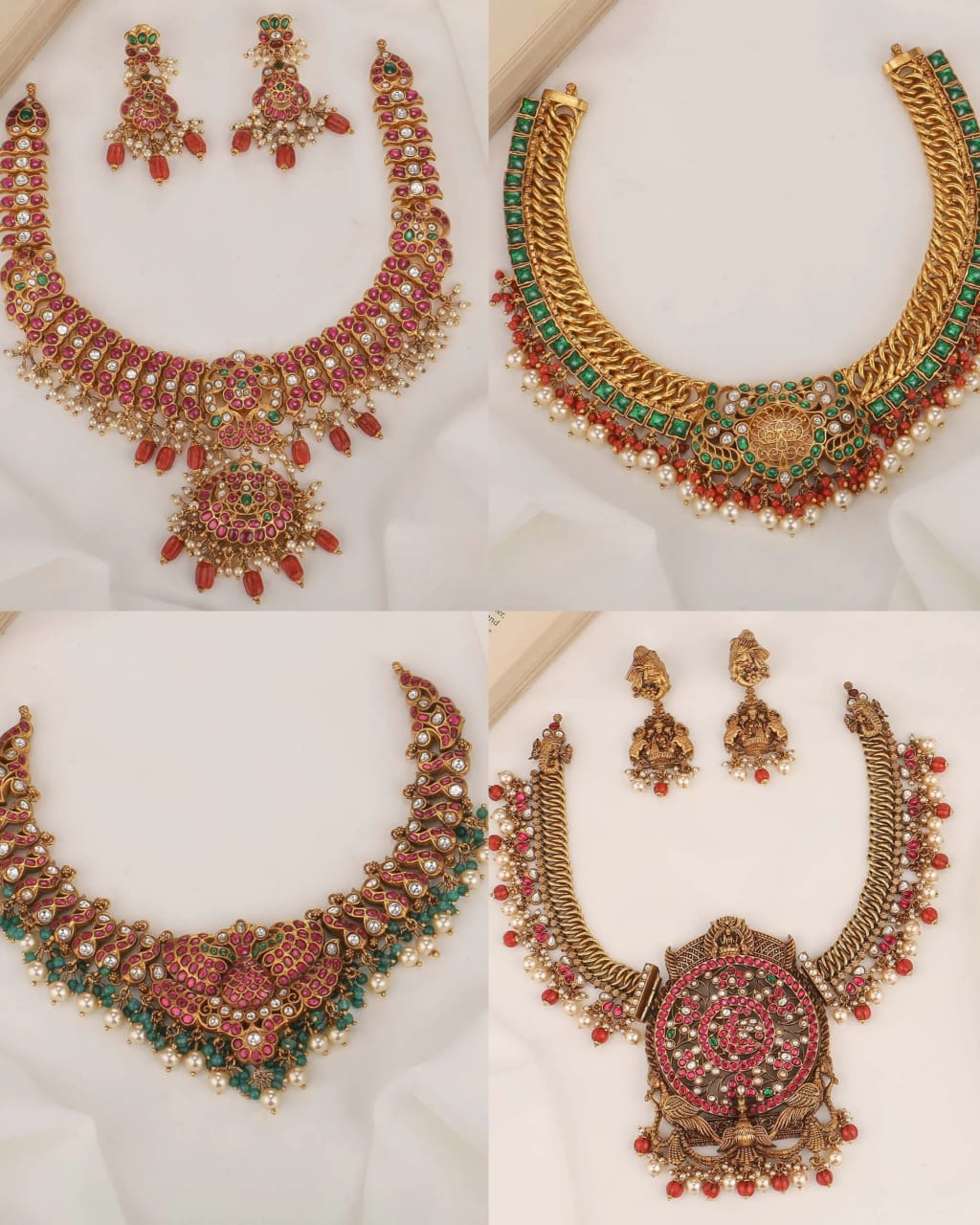 Gold Plated Silver Necklace Collection From