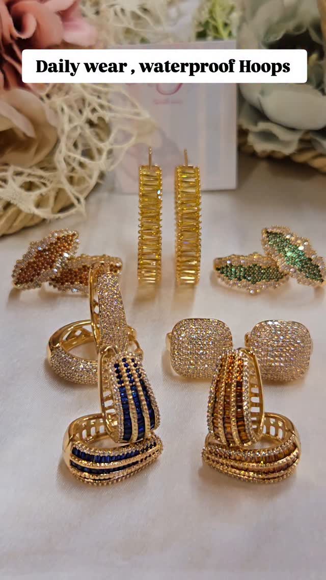 Imitation Hoop Earrings From