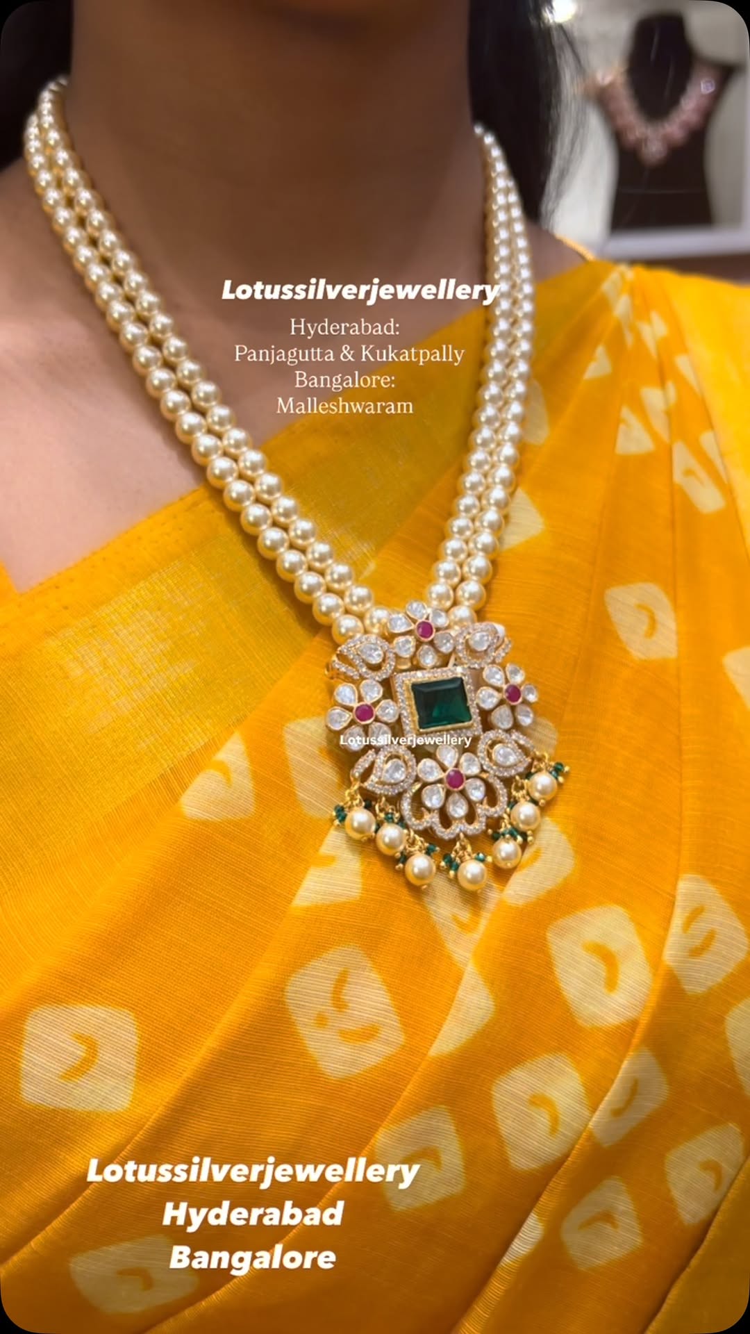 Latest Pearl Layered Necklace From 'Antique Lotus'